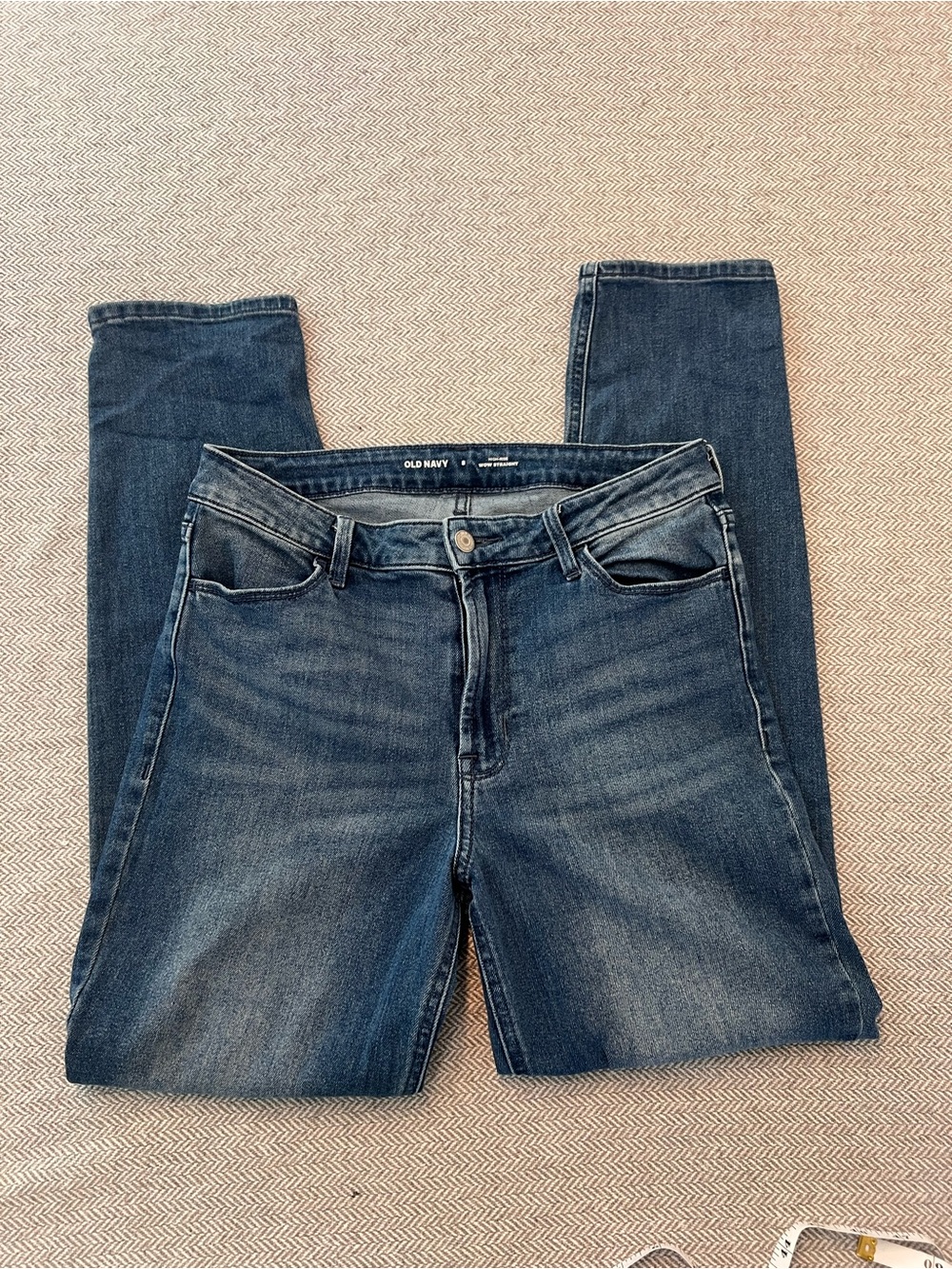 Old Navy Women's Blue Skinny Jeans - Faded Indigo Stretch